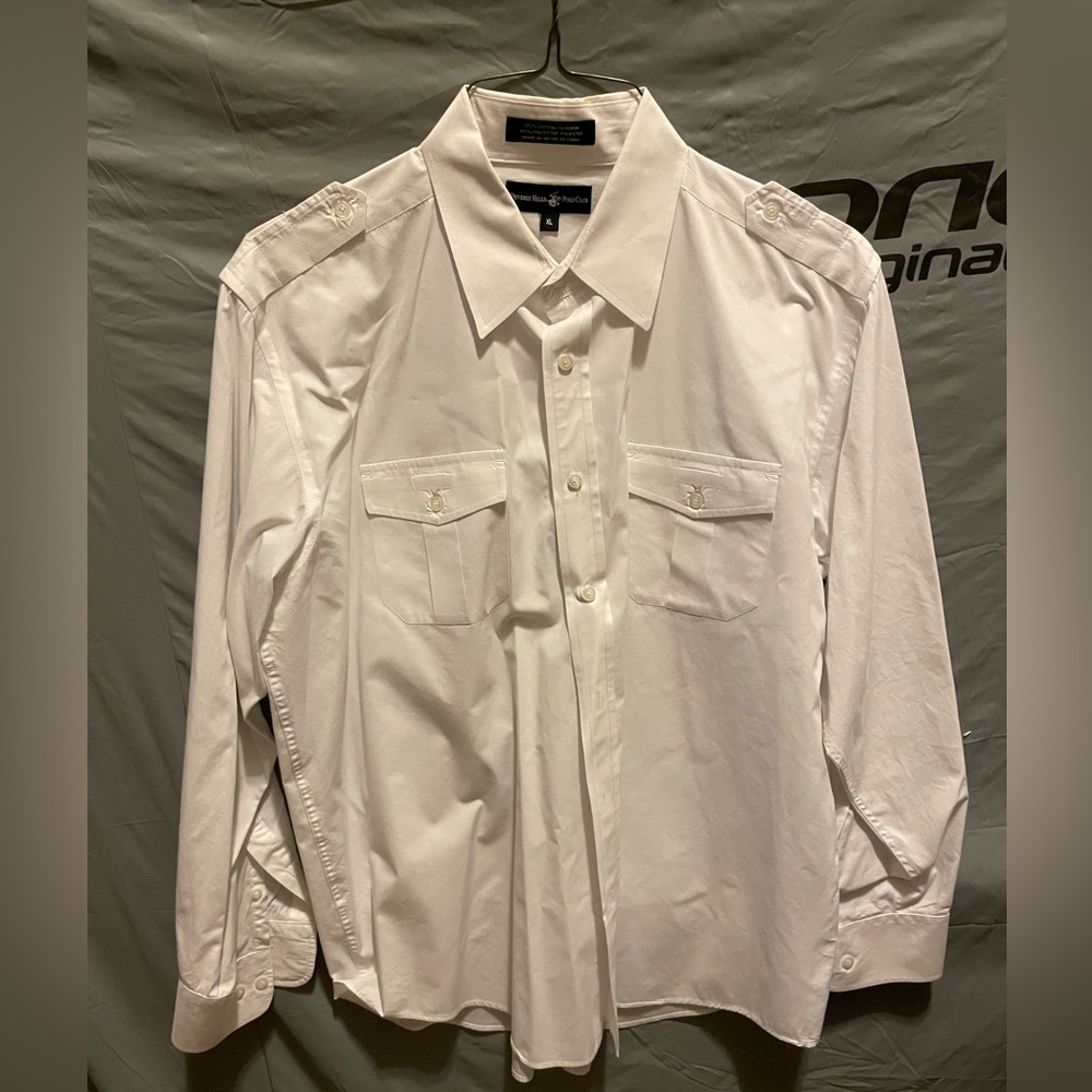 Men’s Beverly Hills Polo Club, 2XL, LS, button down, dress shirt.
